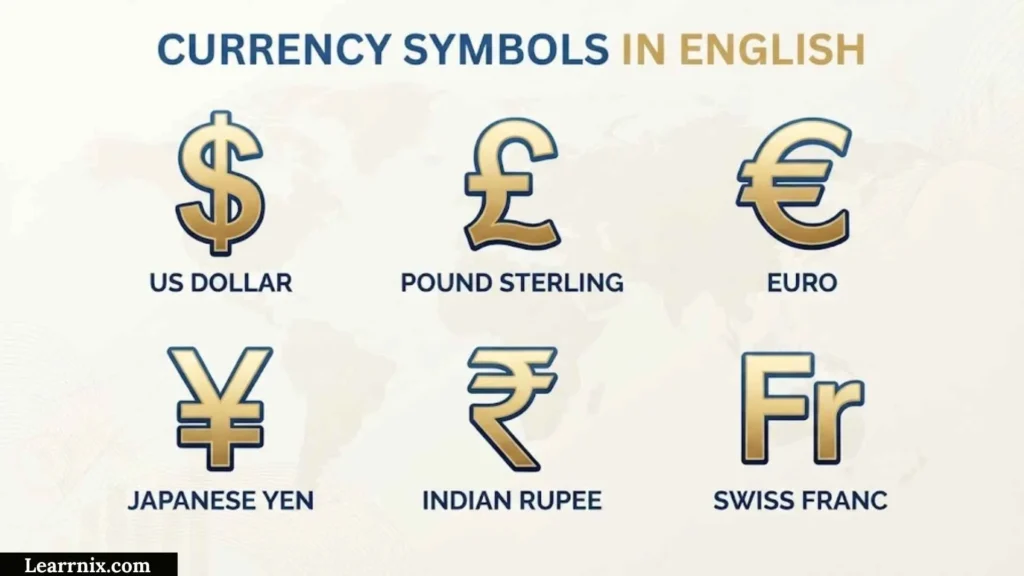 Currency Symbols