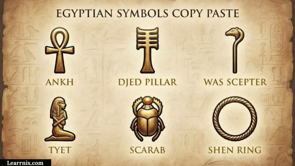 Egyptian Symbols