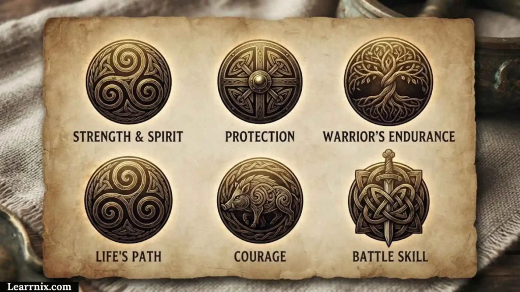 Female Warrior Celtic Symbols