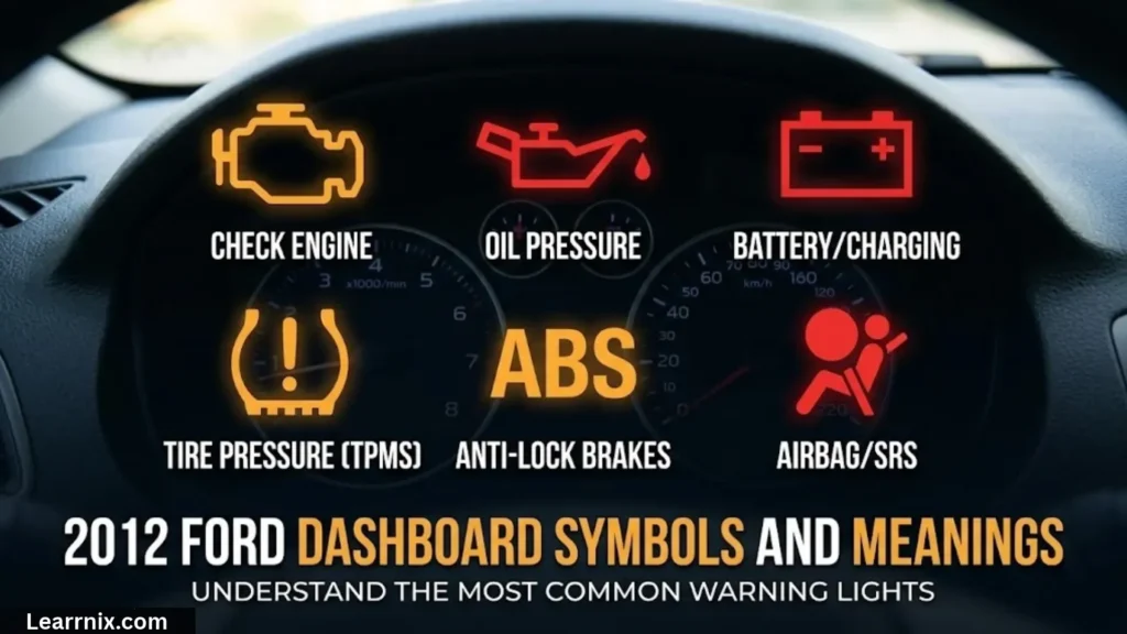 Ford Dashboard Symbols and Meanings