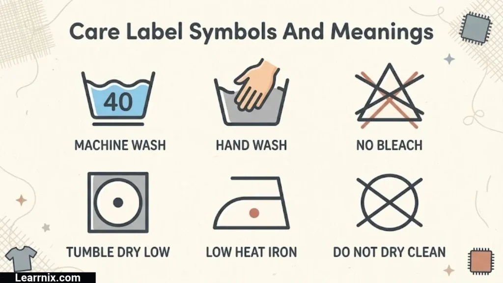 Laundry Care Symbols