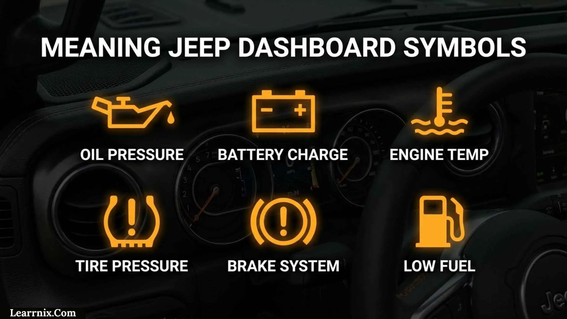 Meaning Jeep Dashboard Symbols