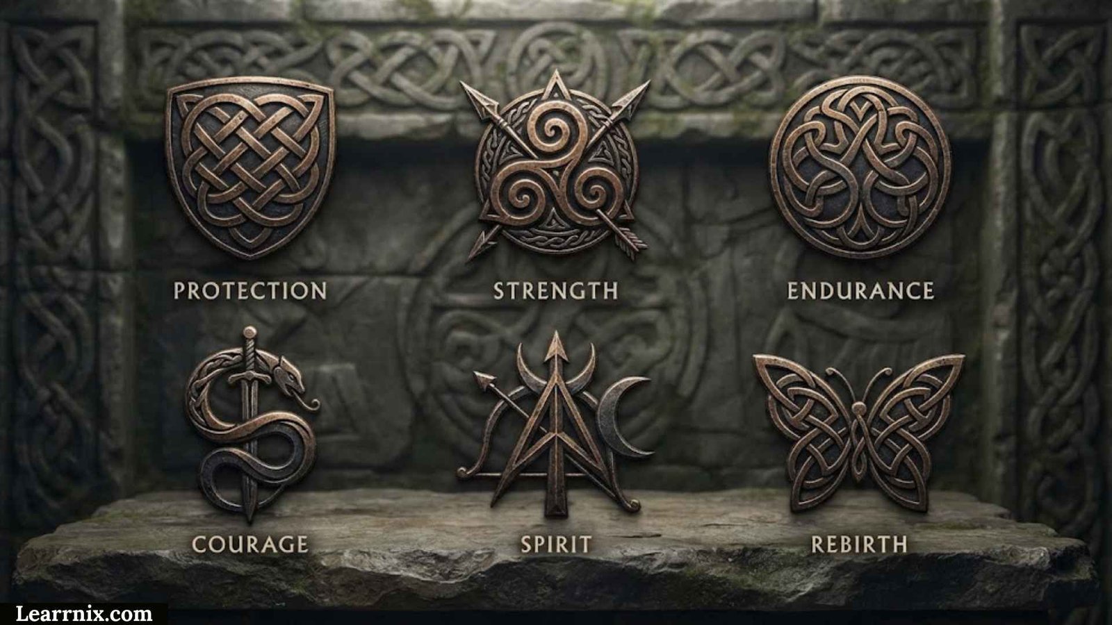 Female Warrior Celtic Symbols