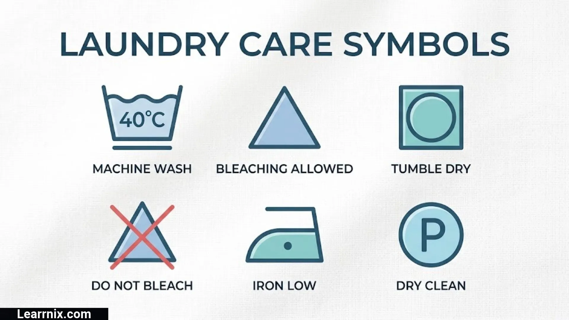 Laundry Care Symbols